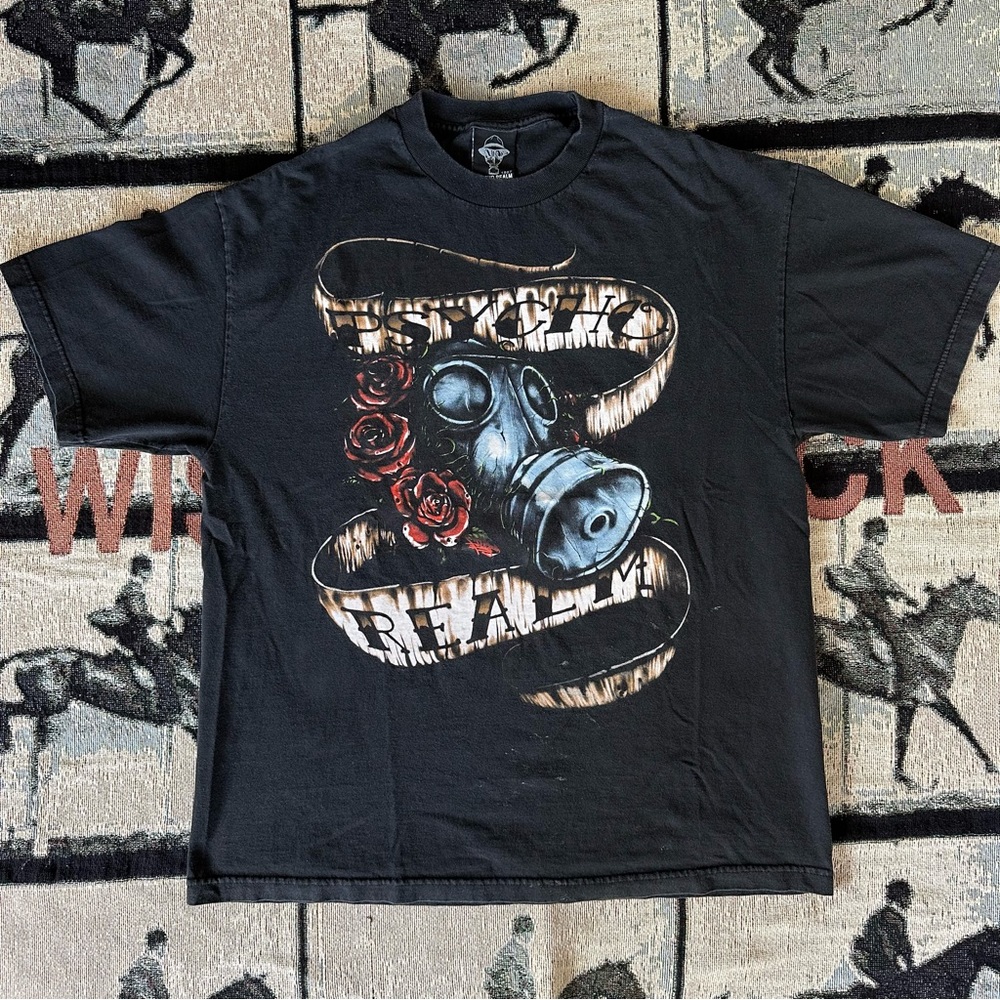 Rare vintage hip hop Psycho Realm graphic T shirt size xl cypress hill